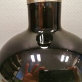 Holmegaard table lamp model "Bridge-opal" - black, designed by Michael bang in 1978