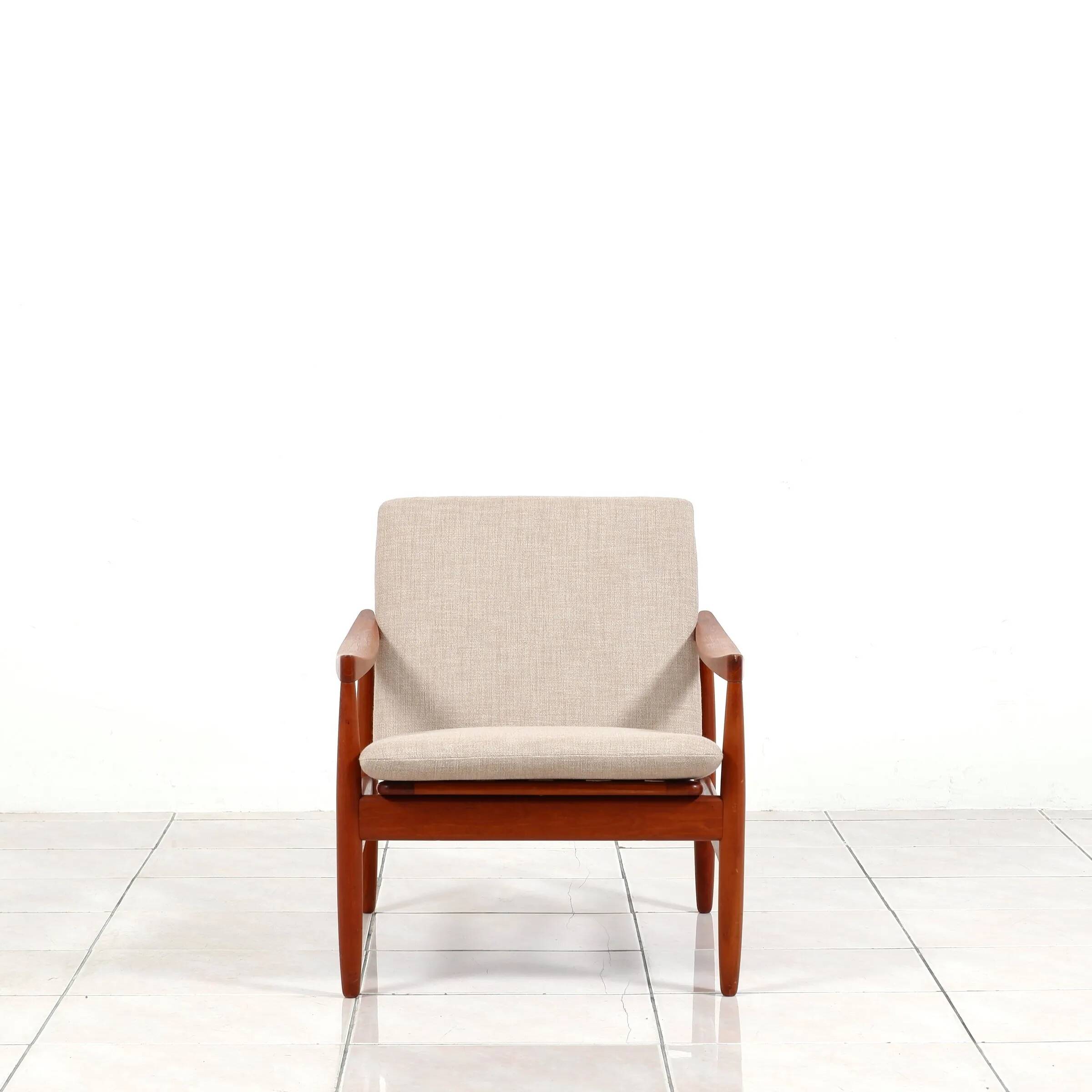 2 chaises longues en teck par Skive Mobelfabrik