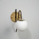 Applique murale sophistiquée italienne du milieu du siècle, années 1950