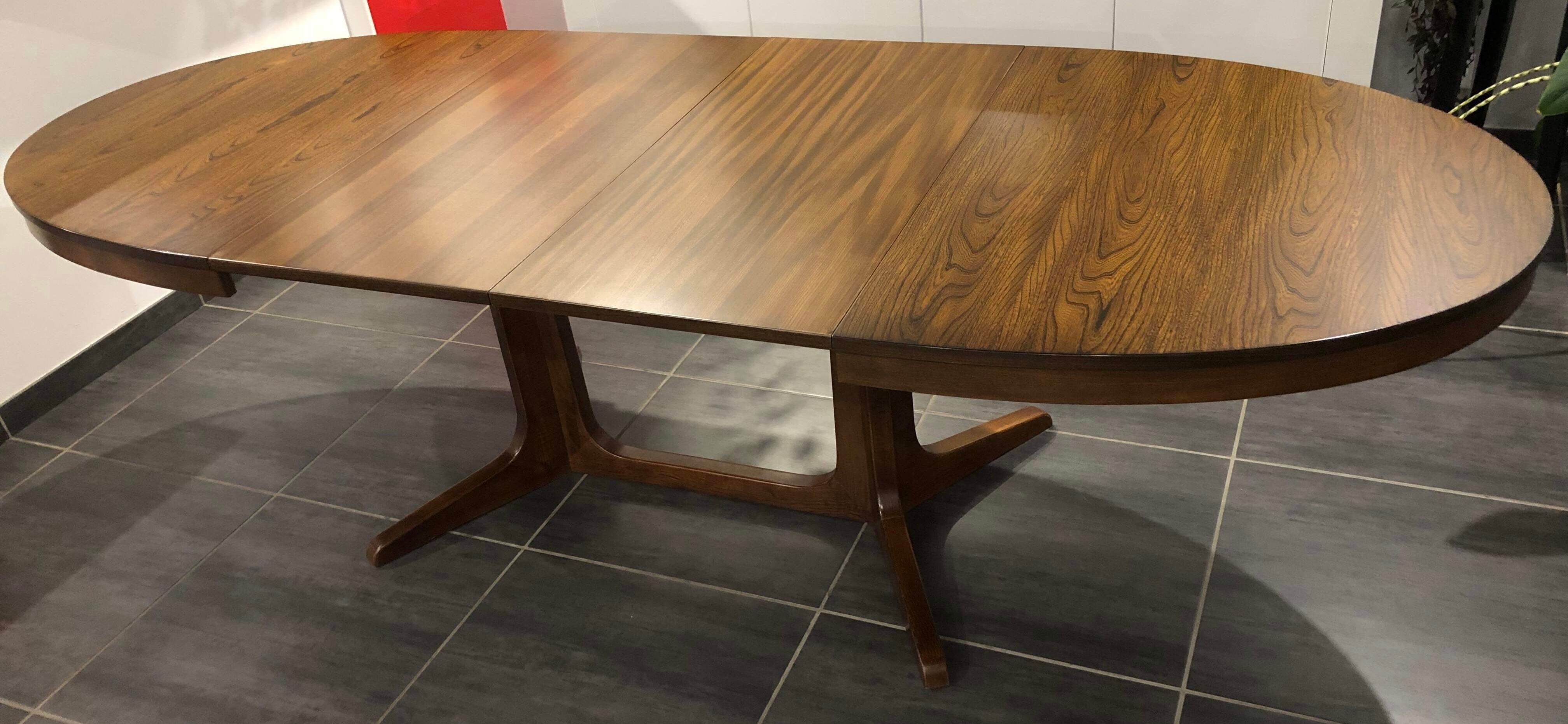 Vintage extendable table Baumann 1970s