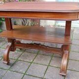 Art Nouveau mahogany serving trolley from the 1900s