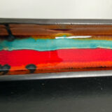 Empty vintage pocket in glazed ceramic