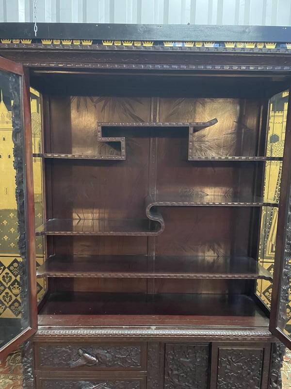 Bibliothèque - Vitrine de style Asiatique / Chinoise