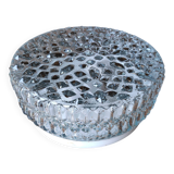 Round glass ceiling light