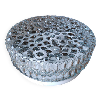 Round glass ceiling light