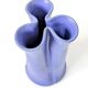 Blue ceramic soliflore vase, Aage Würtz Denmark, 1960s