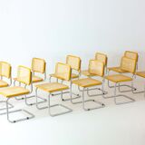 Set of 10 Breuer s32 chair, Italy 1970s
