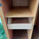 dormitory wardrobe, cloakroom, changing room