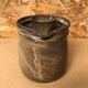 Old Vintage Brown Stoneware Carafe Refresher Pitcher