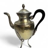 Set of three silver-plated tripod jugs, Empire, late 19th century