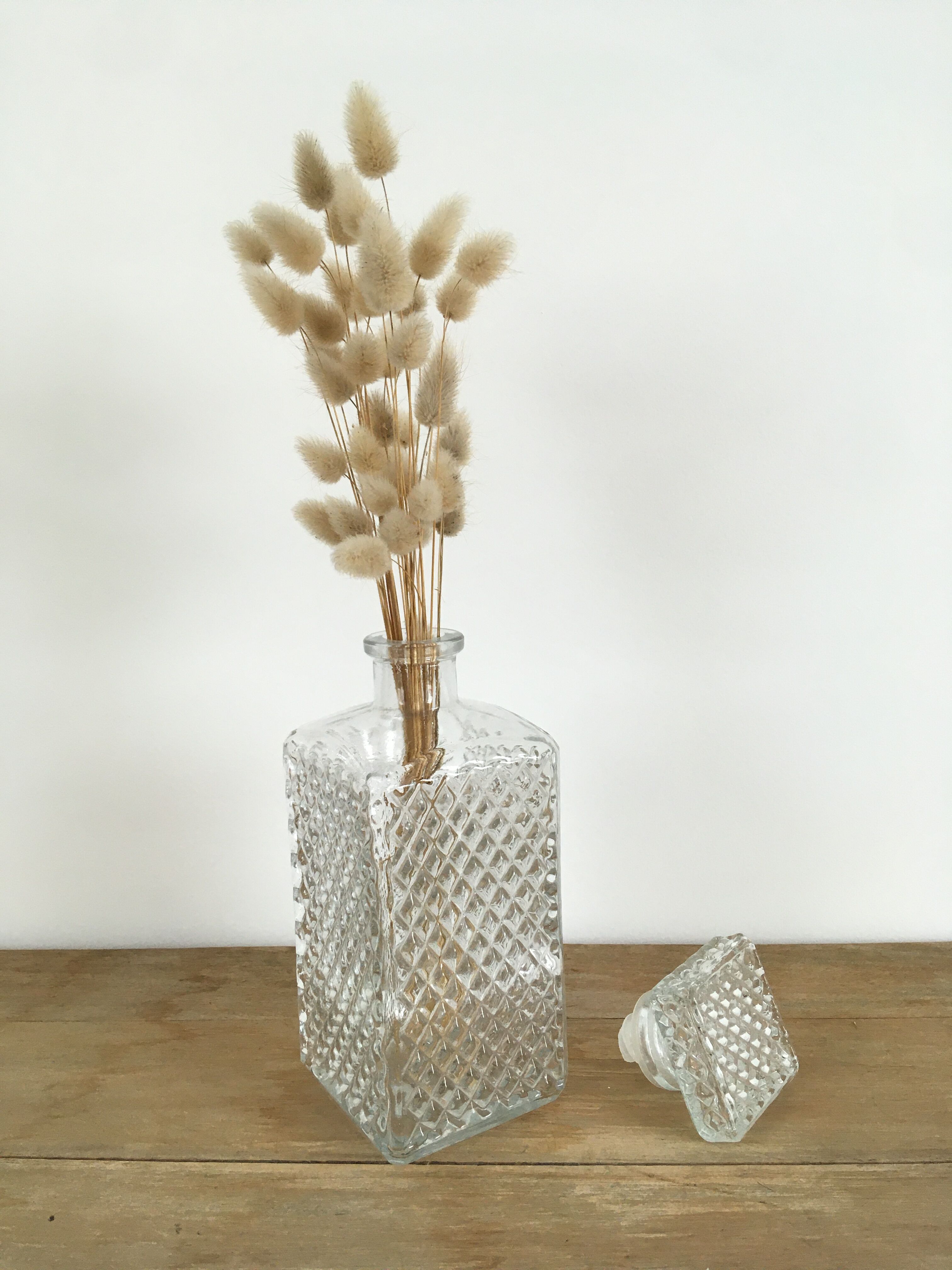 Whisky decanter "diamond" pattern