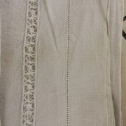 Paire de draps anciens en lin