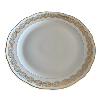 Plat haute porcelaine du berry france pl