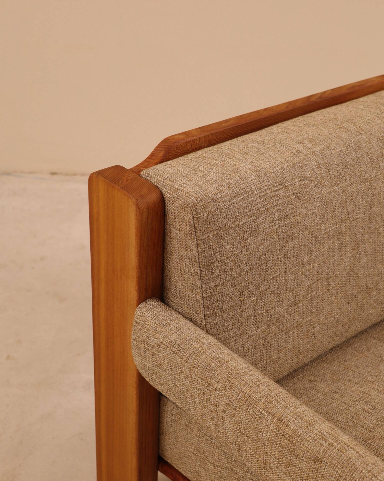 Fauteuils en orme, 1980’s