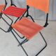 Set of 4 "vintage" folding camping seats