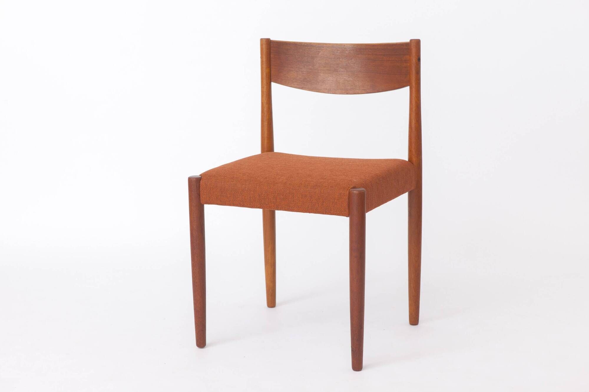 Set of 4 Poul M. Volther Teak Dining Chairs for Frem Røjle, 1960s Vintage