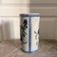 Old Stoneware Vase Ceramic Alsace Flowers Signed Paul Schmitter 1994 Unique