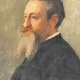 Portrait d’homme barbu