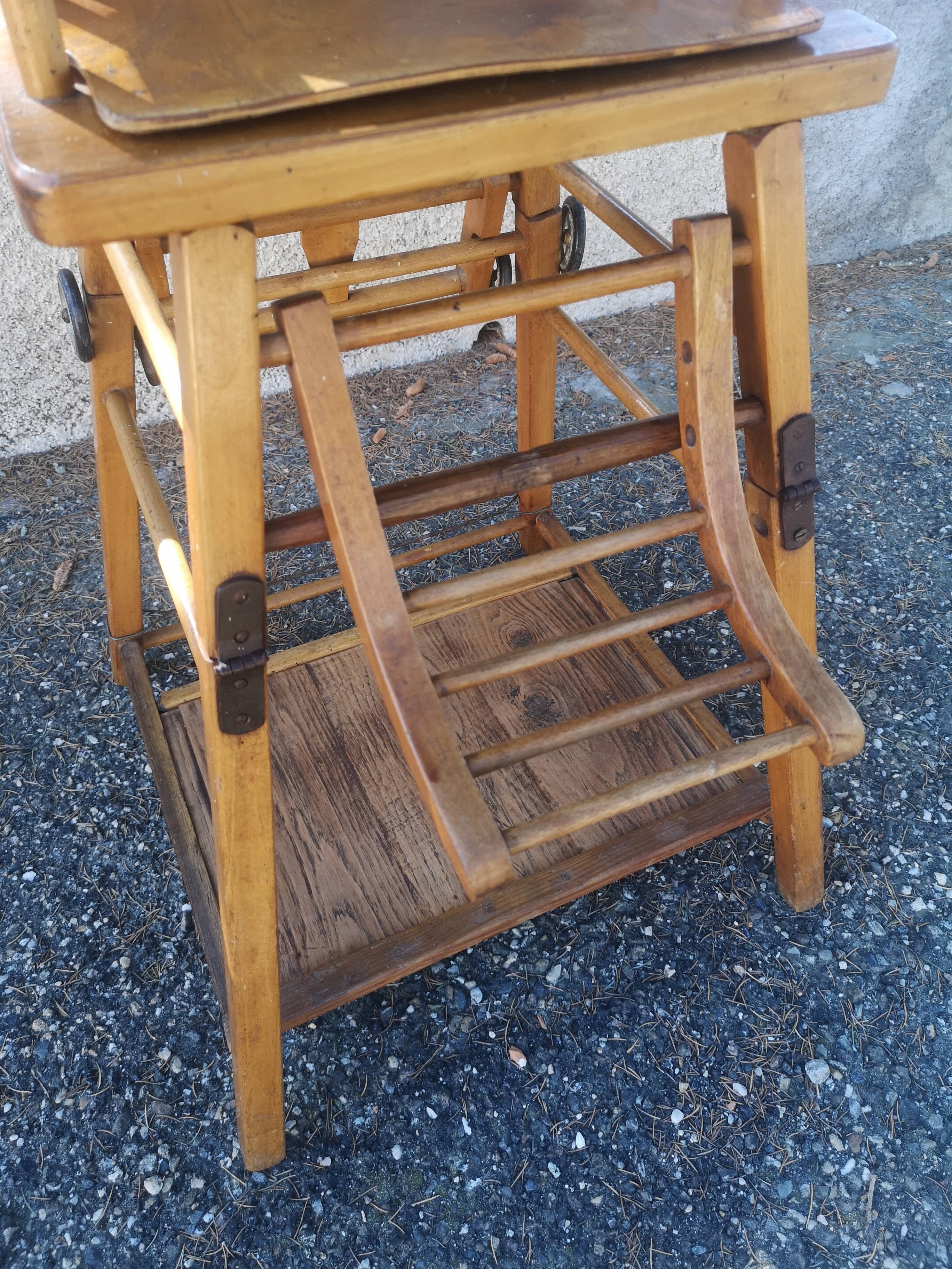 Baumann 1950s children's high chair