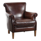 Luxury Sheep Leather Armchair with a Timeless Look