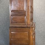 19th century 2-body sideboard in light oak