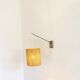 Large Sisal Shade Wall Lamp With Metal Arm, Sweden 1960S