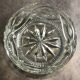 FRUIT CUTTER, SALAD BOWL in Solid CRYSTAL decorated with Hand-Cut PATTERNS
