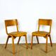 2 school chairs from the 1960s