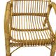 Italian rattan armchair, French Riviera style; Bohemian style side table