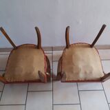 Red armchairs