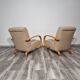Art Deco Lounge Chairs from Jindřich Halabala, 1950s, Set of 2