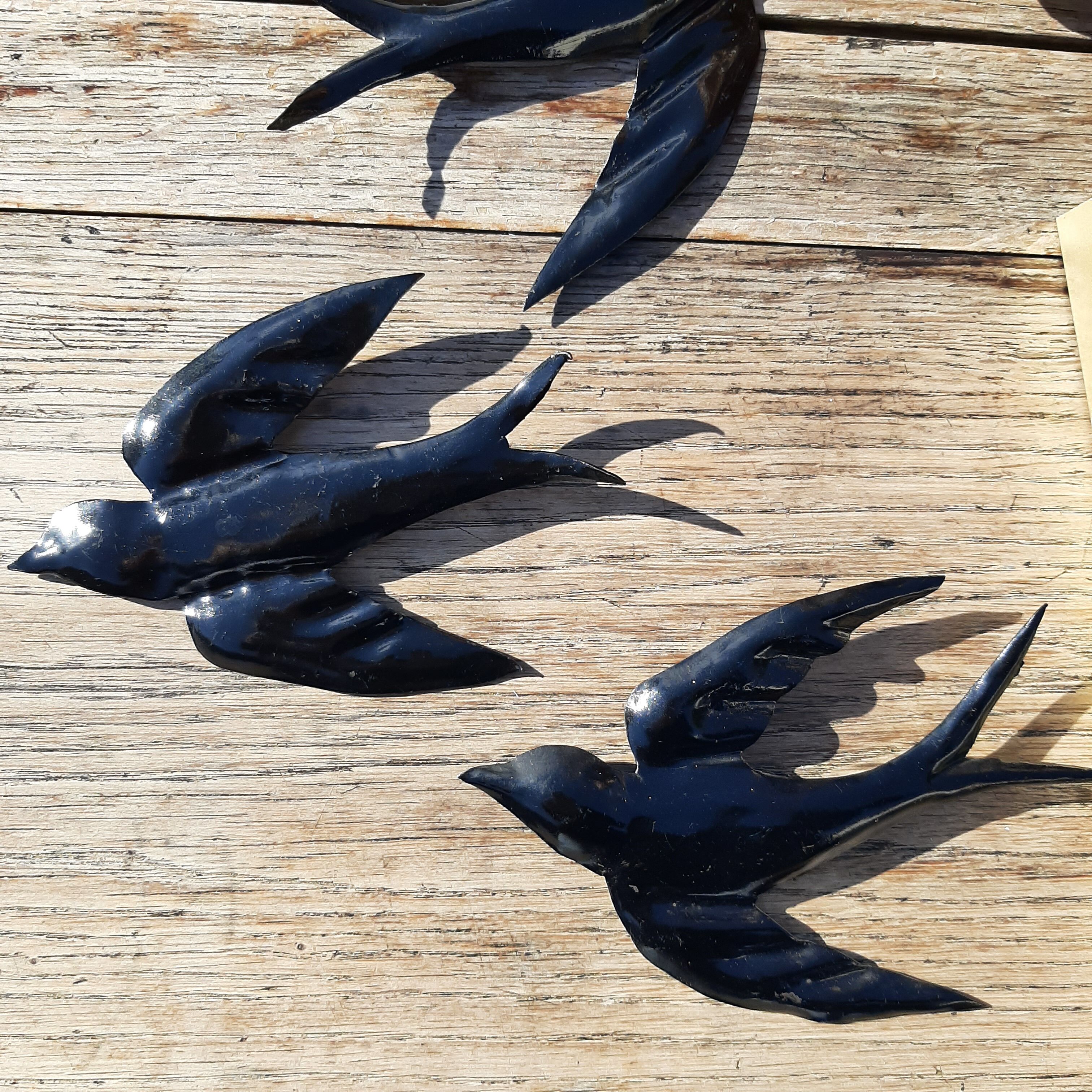 Lot 3 vintage swallows