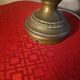 old brass oil lamp electrified without switch possible to install