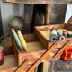 Old vintage woodworker