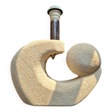 Stone sculptural lamp by Albert Tormos, France