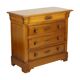 Solid Oak Chest of Drawers Chest of Drawers France Louis Philippe 4 Drawers 93cm