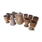 Stoneware coffee/tea service