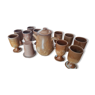 Stoneware coffee/tea service