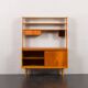 Danish vintage teak bookcase with a hidden desk, 1960s