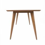 Dining table with glass top