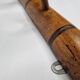 Old wooden coat rack turned in imitation of bamboo, 5 hooks, 63 cm