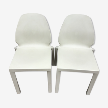 Paire de chaises design Xavier Lust pour Driade