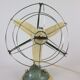 Deux ventilateurs vintage en métal peint made in Italy Marelli