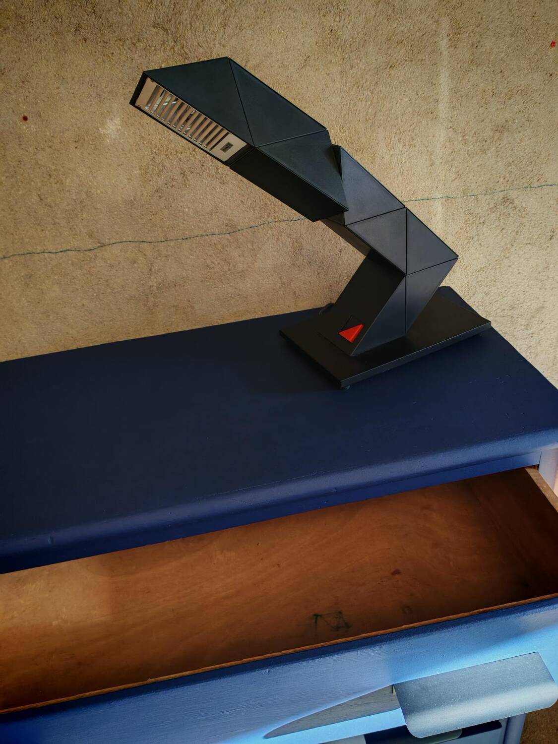 Commode parisienne design bleue