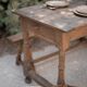 Table and benches set