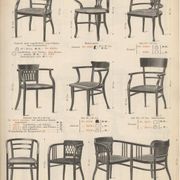 Fauteuils Sécession no.6513 par Otto Wagner