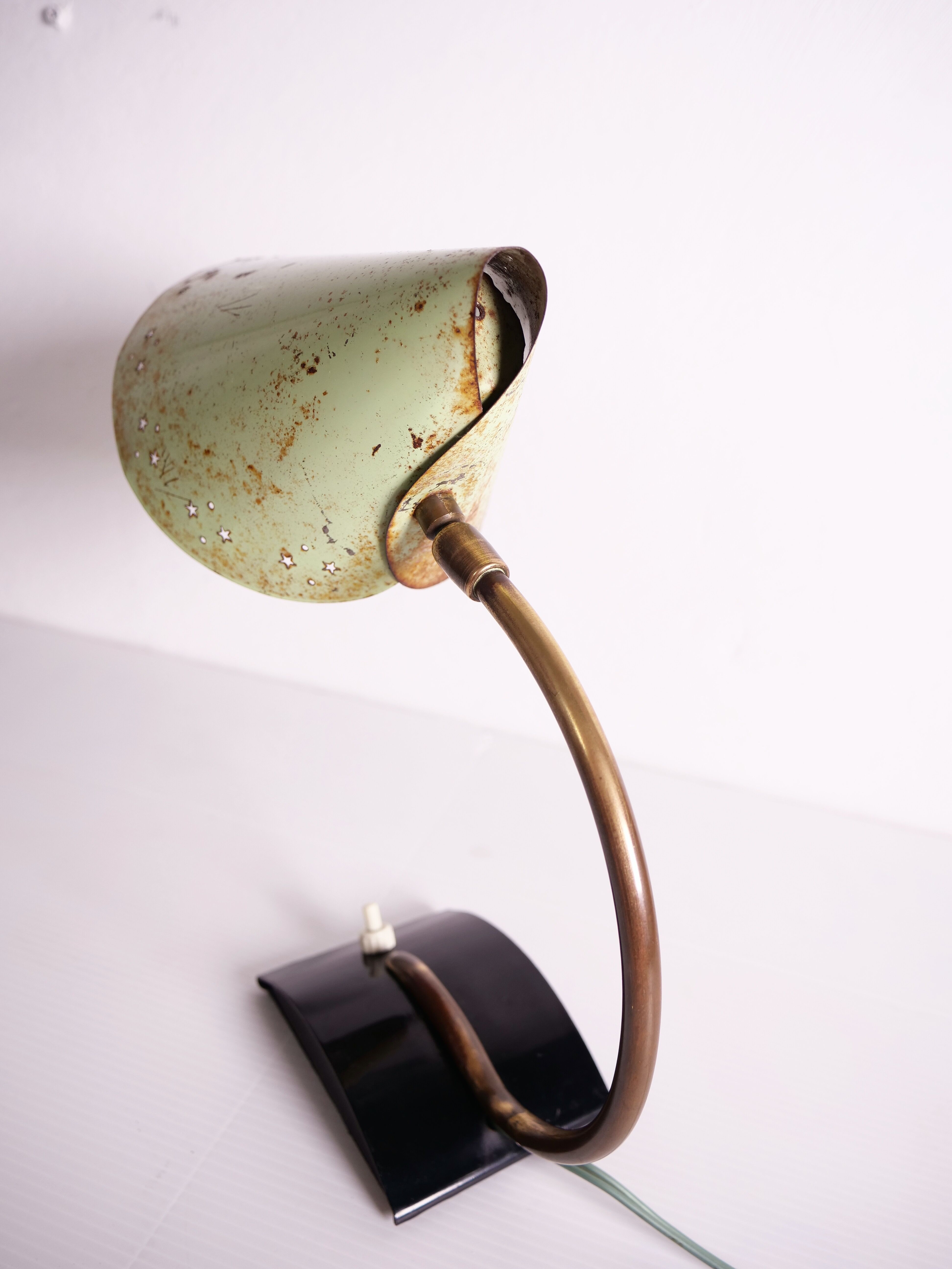 Cocotte lamp Eastern rusty deco