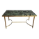 1960 brass and marble coffee table