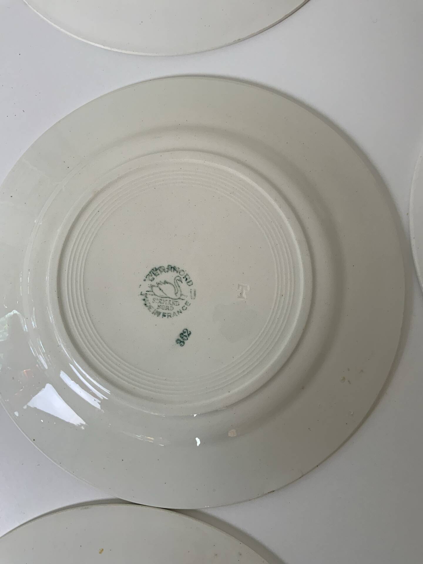 Ironstone plates
