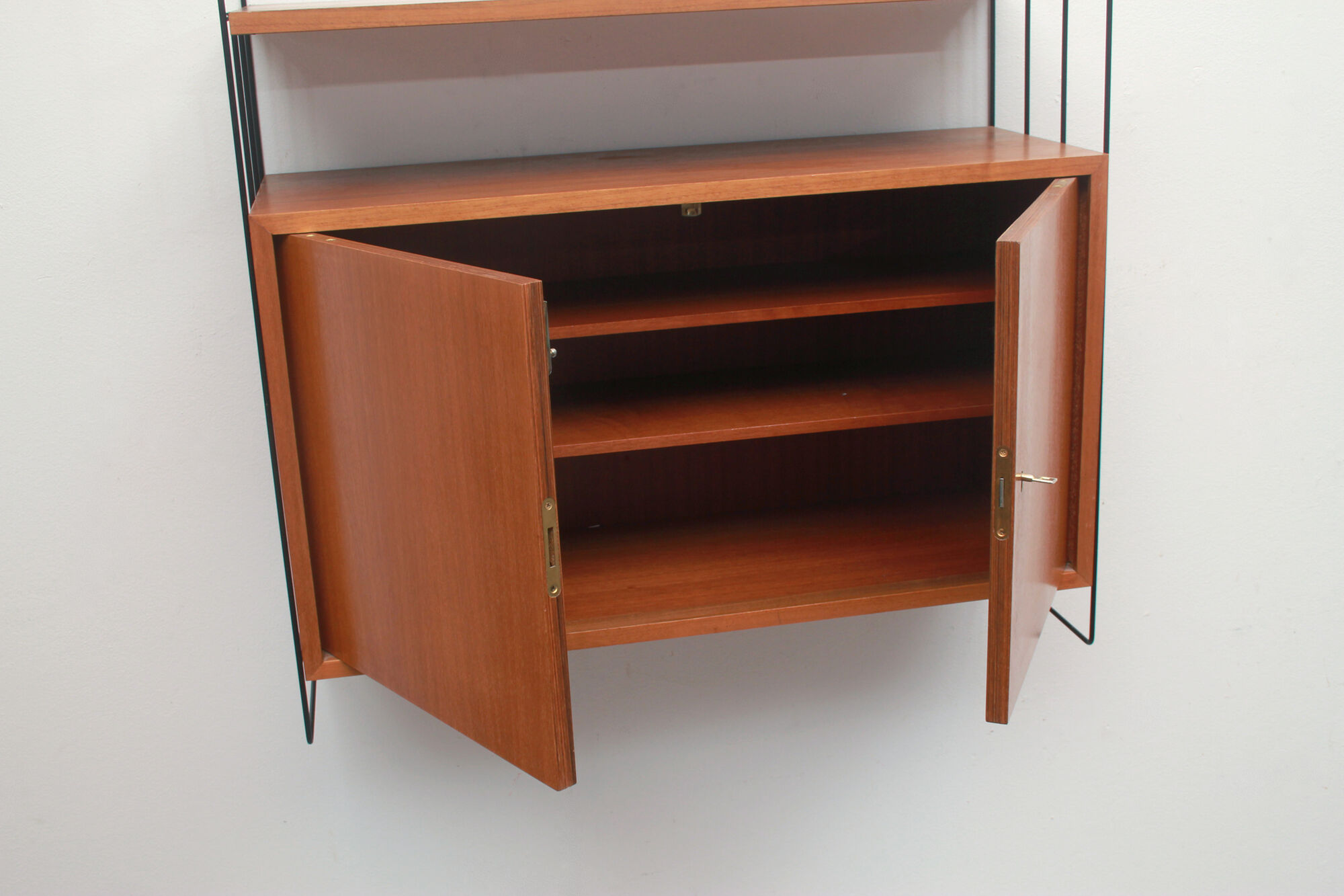 1960s wall unit in walnut, WHB Germany